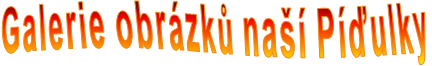 Galerie obrázků naší Píďulky